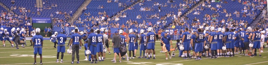 Colts Players during Mini Camp