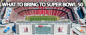 What to Bring to Super Bowl 50