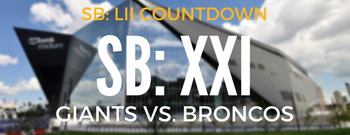 2018 Super Bowl Countdown: Super Bowl XXI - Bullseye Event Group