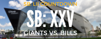 2018 Super Bowl Countdown: Super Bowl XXV - Bullseye Event Group