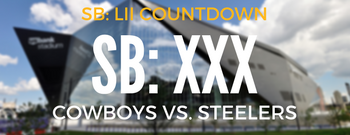 2018 Super Bowl Countdown: Super Bowl XXX - Bullseye Event Group